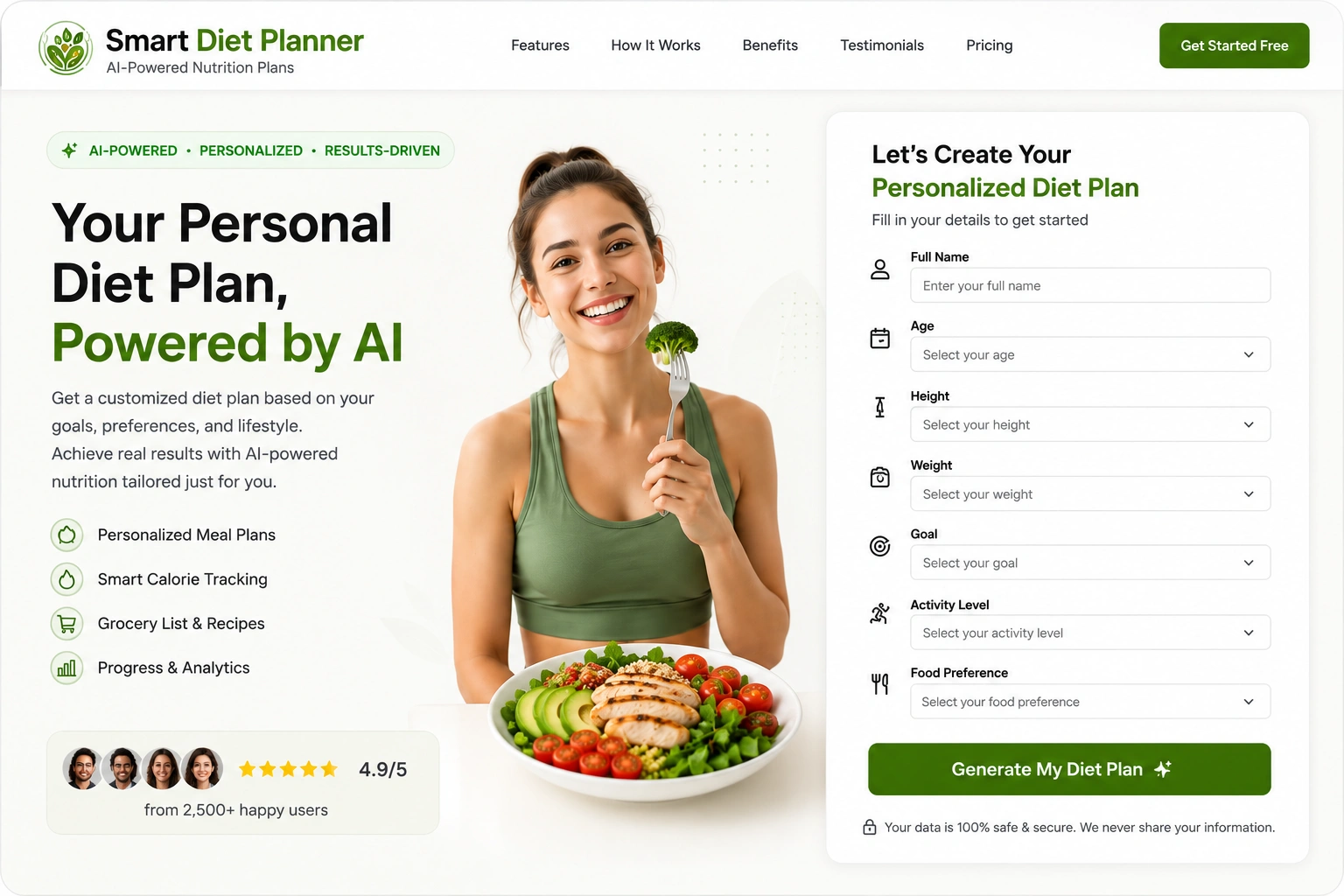 Smart Diet Planner